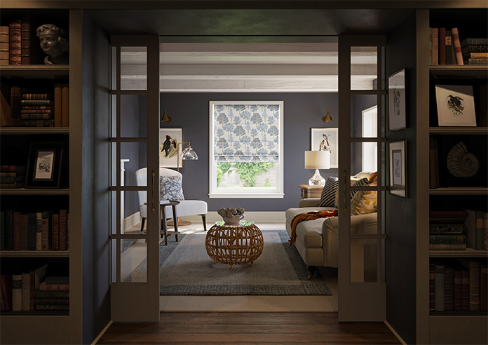 Coppice Faux Silk, Jean - Roman Blind - Image 8